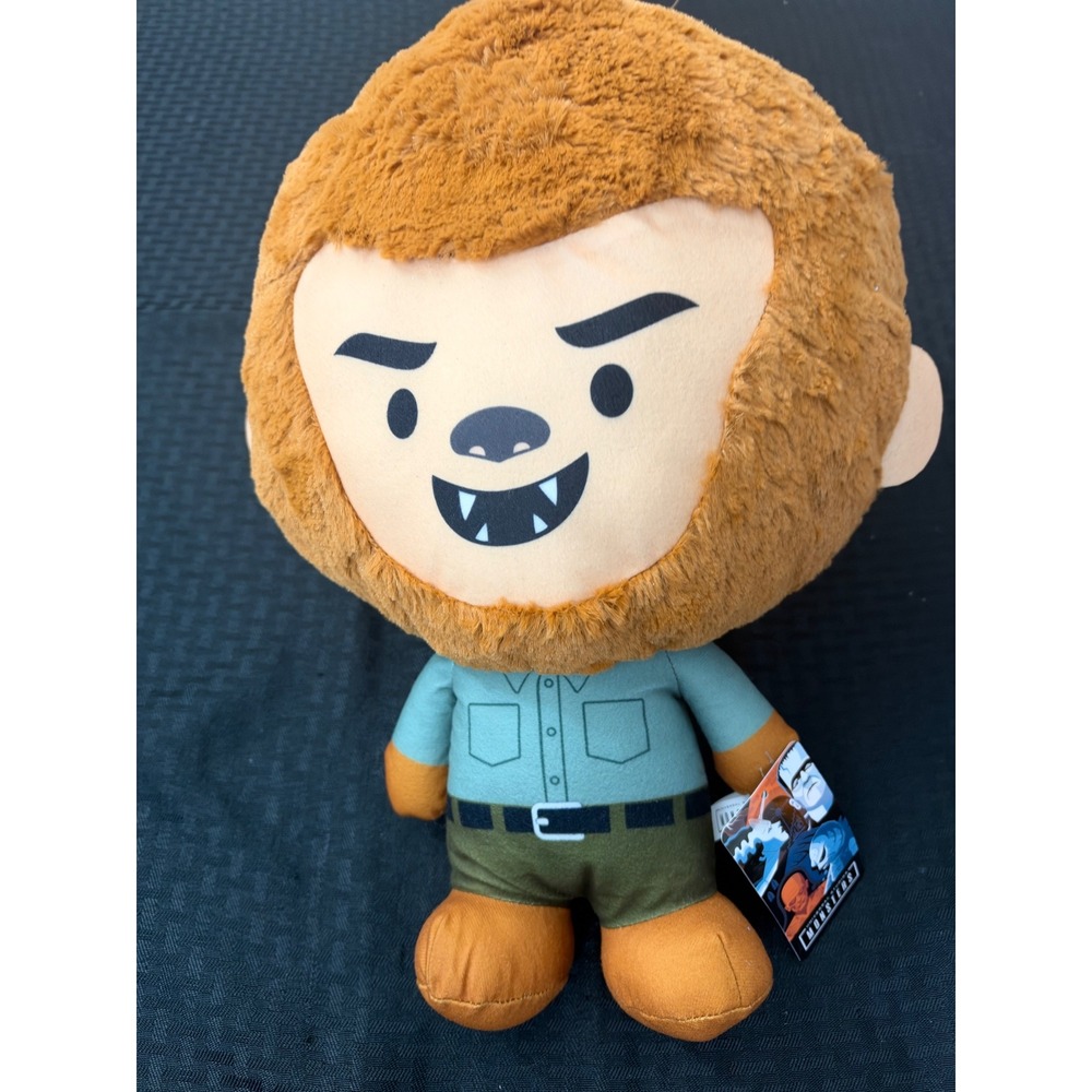 Universal Studios Monsters WolfMan Big Head Plush 16" Toy NWT Werewolf Halloween